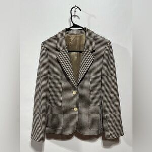 Princeton Women’s Houndstooth Double Pocket Blazer Size